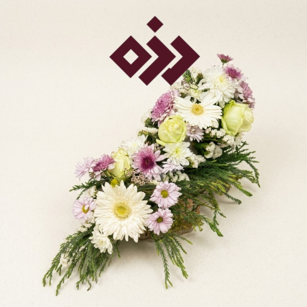 سلة بستان الوررد